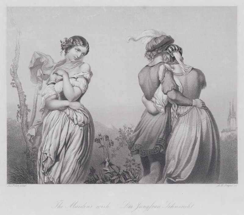 Le souhait de la jeune fille - Joseph Felon