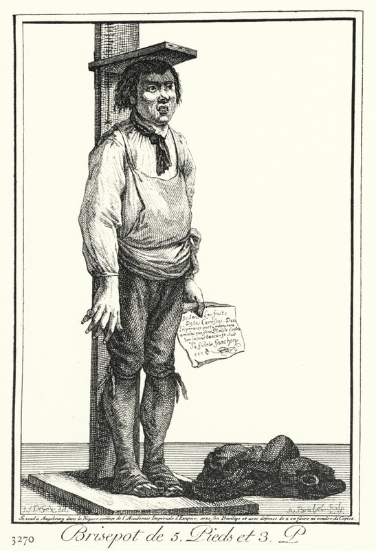 Un Cinglé de Cinq Pieds Trois Pouces - Joseph Franz von (after) Goez
