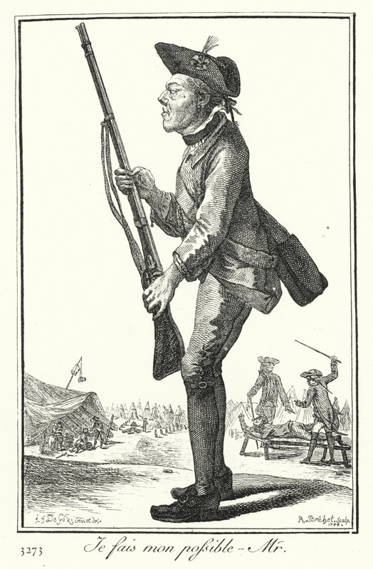 Je fais de mon mieux, monsieur (gravure) - Joseph Franz von (after) Goez