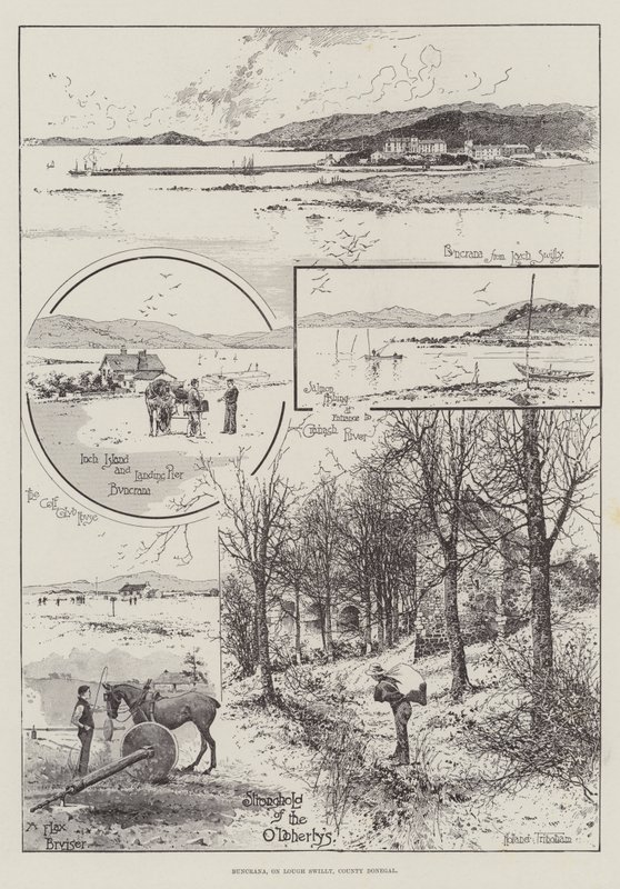 Buncrana, sur le Lough Swilly, comté de Donegal - Joseph Holland Tringham