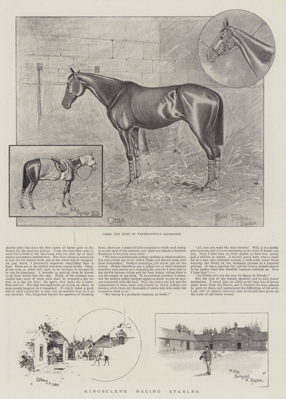 Écuries de course de Kingsclere - Joseph Holland Tringham