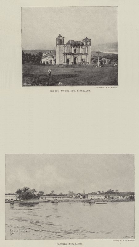 Croquis du Nicaragua - Joseph Holland Tringham