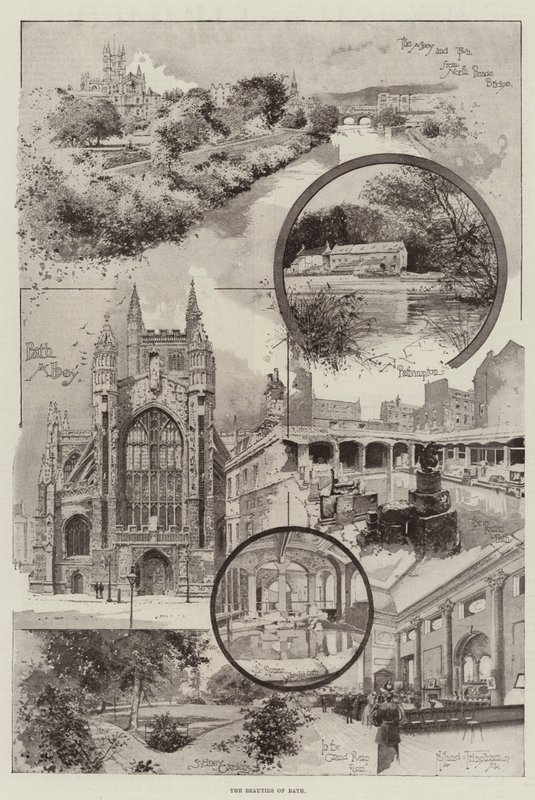 Les Beautés de Bath - Joseph Holland Tringham