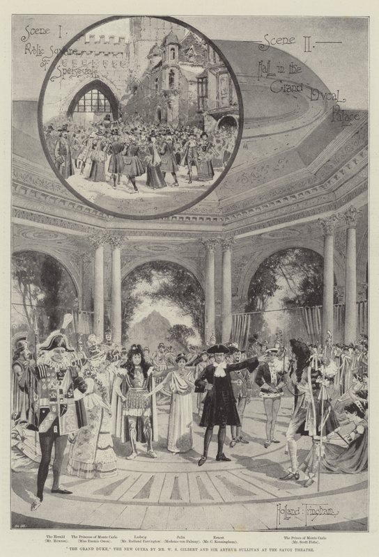 Le Grand-Duc, la nouvelle opérette de M. W S Gilbert et Sir Arthur Sullivan au Savoy Theatre - Joseph Holland Tringham