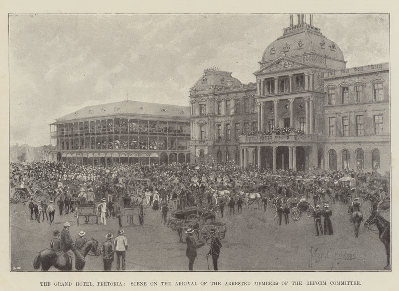 Le Grand Hôtel, Pretoria, scène à l