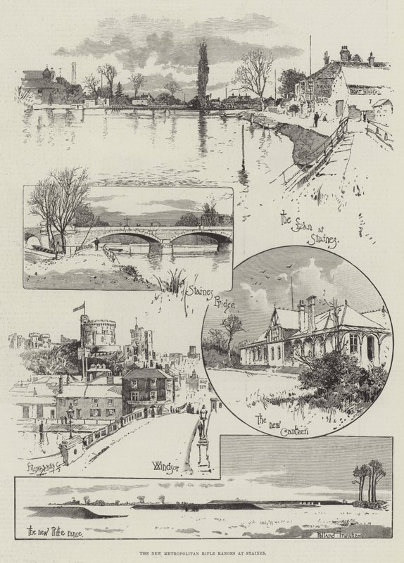 Les nouveaux champs de tir métropolitains à Staines - Joseph Holland Tringham