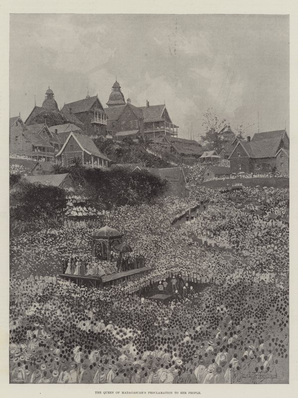 Proclamation de la Reine de Madagascar à son peuple - Joseph Holland Tringham