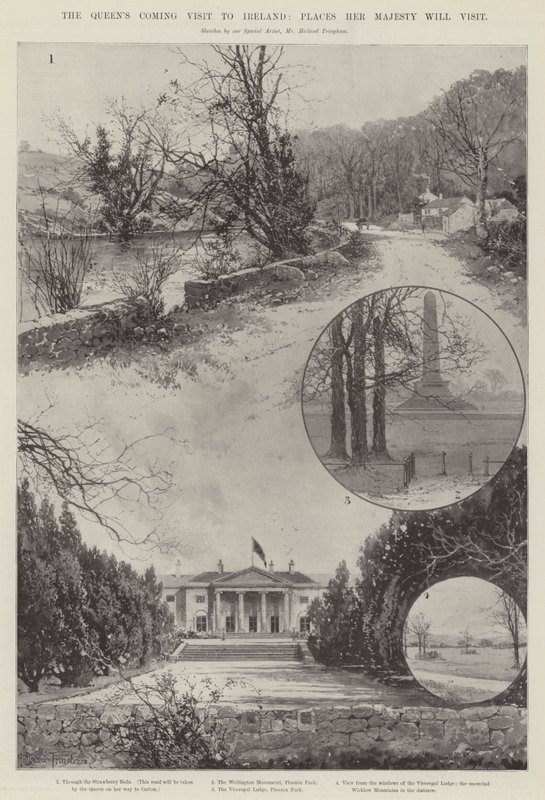 La visite prochaine de la reine en Irlande, lieux que Sa Majesté visitera - Joseph Holland Tringham