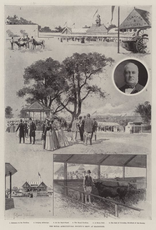 Le salon de la Royal Agricultural Society à Maidstone - Joseph Holland Tringham