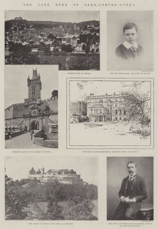 Feu le duc de Saxe-Cobourg-Gotha - Joseph Holland Tringham
