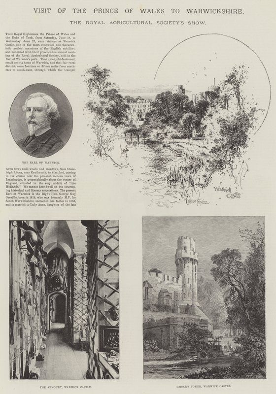 Visite du prince de Galles dans le Warwickshire - Joseph Holland Tringham
