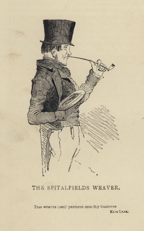 Kenny Meadows : Le tisserand de Spitalfields - Joseph Kenny (after) Meadows