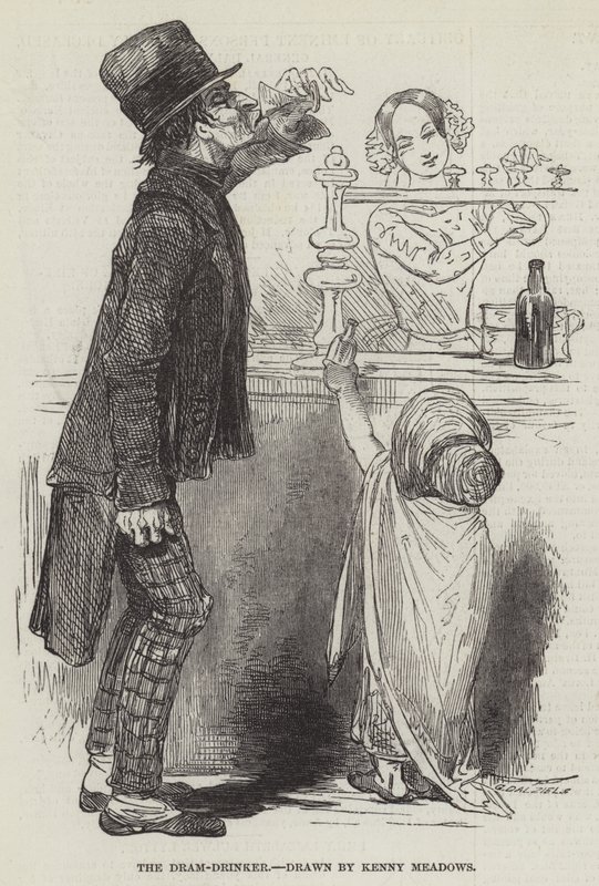 Le Buveur de Dram - Joseph Kenny Meadows