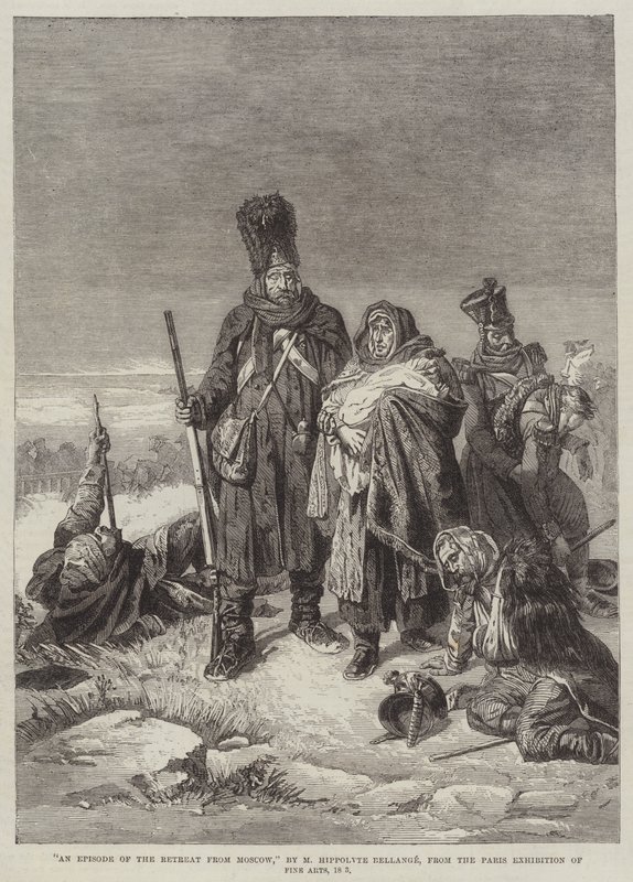 Un Épisode de la Retraite de Moscou - Joseph Louis Hippolyte Bellange