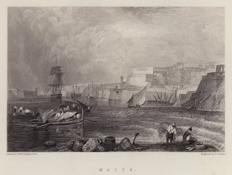 Malte - Joseph Mallord William (after) Turner