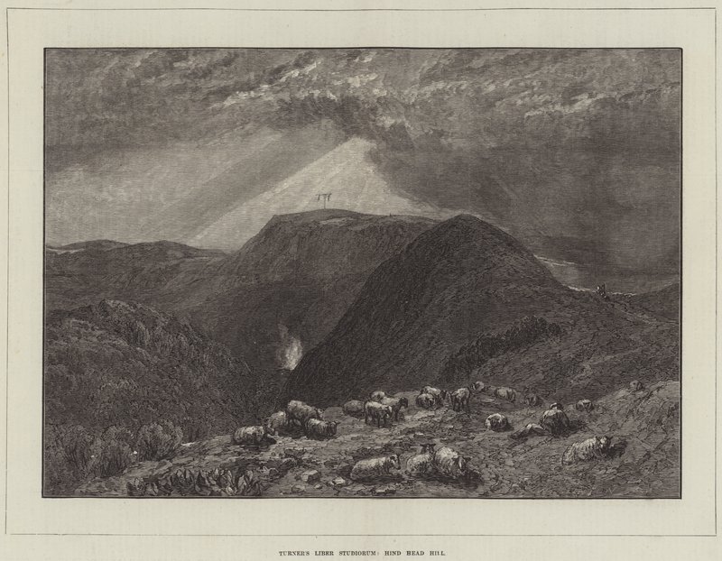 Liber Studiorum de Turner, Hind Head Hill - Joseph Mallord William Turner