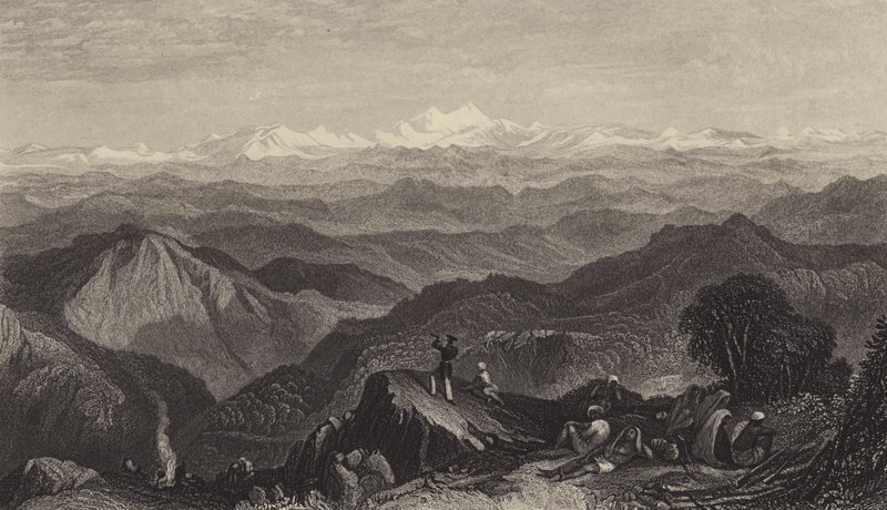 Chaîne enneigée, de Tyne ou Marma - after Joseph Mallord William Turner