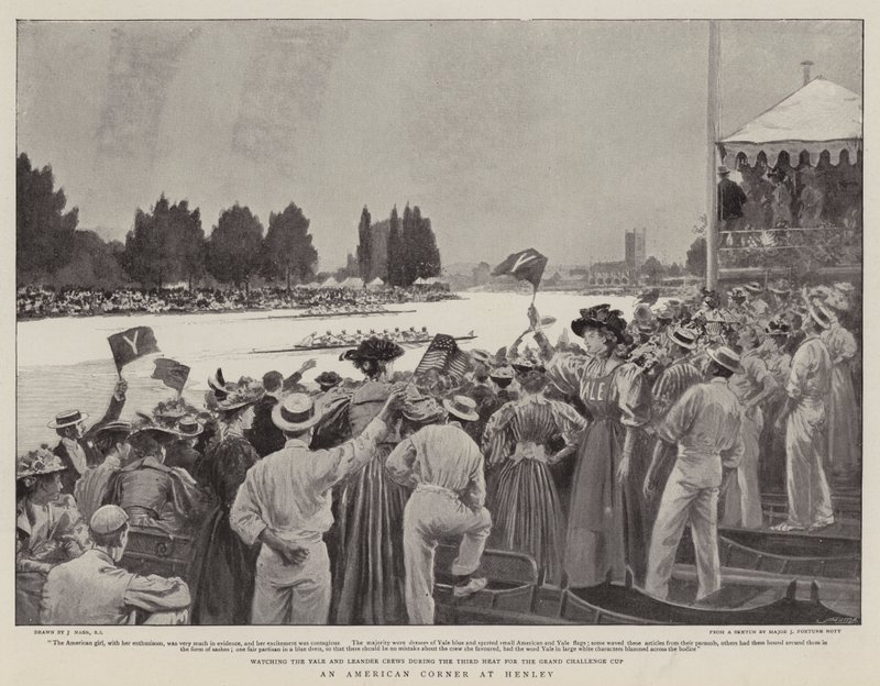 Un coin américain à Henley - Joseph Nash