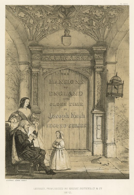 Porte, Combe Abbey - Joseph Nash
