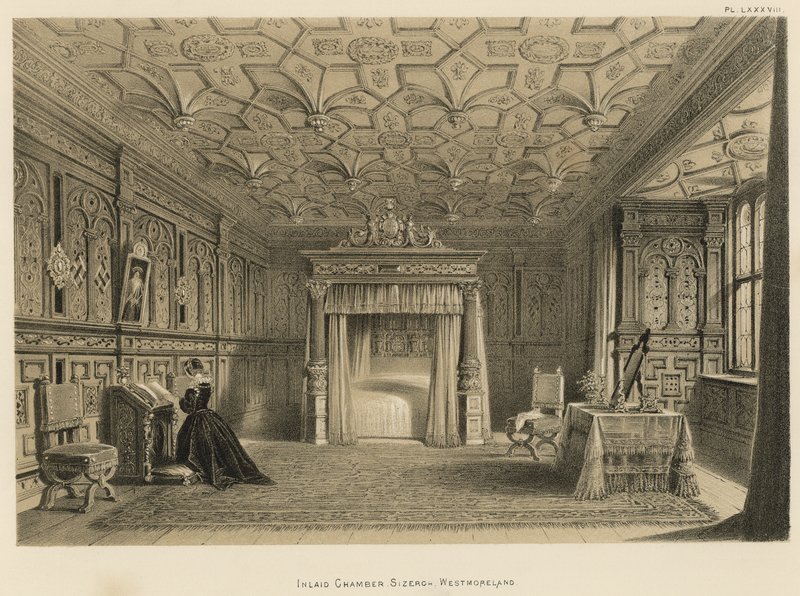 Chambre incrustée, Sizergh, Westmoreland - Joseph Nash