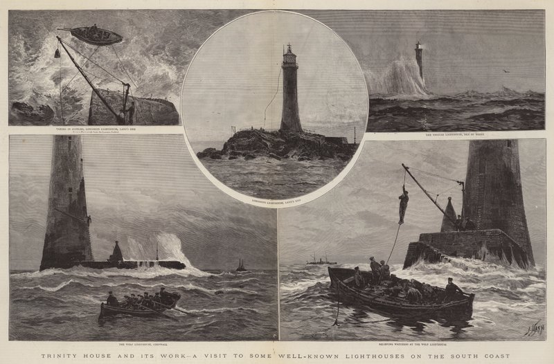 Trinity House et son travail, visite de quelques phares bien connus sur la côte sud - Joseph Nash