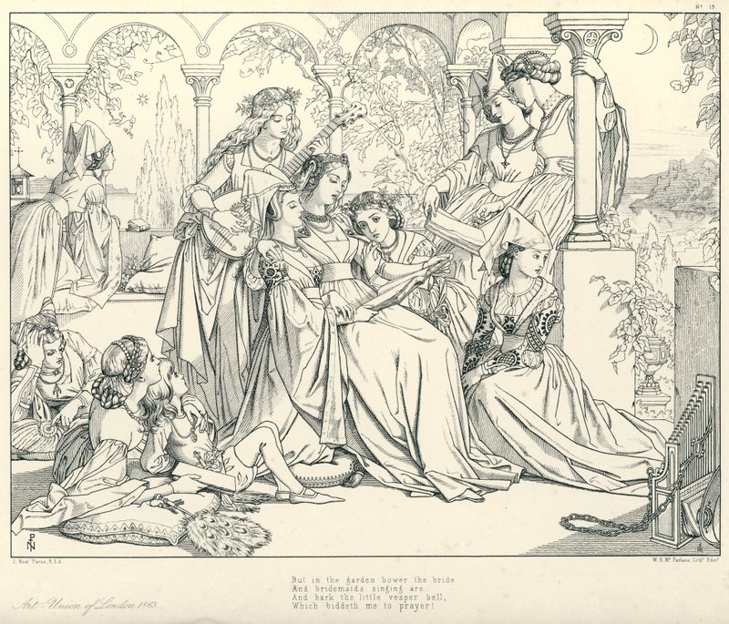 Illustration pour La Complainte du vieux marin de Coleridge - Joseph Noel (after) Paton