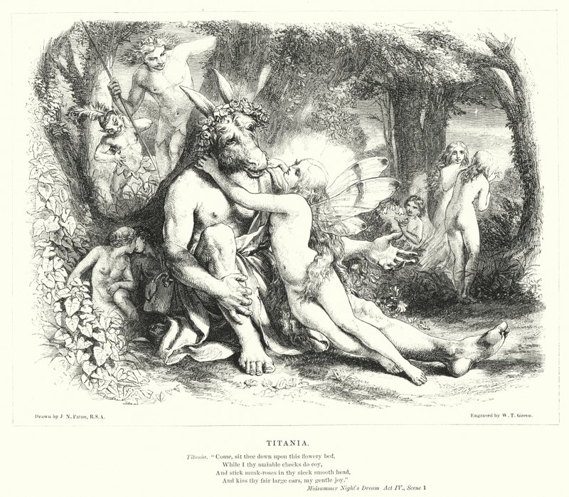 Titania - Joseph Noel Paton