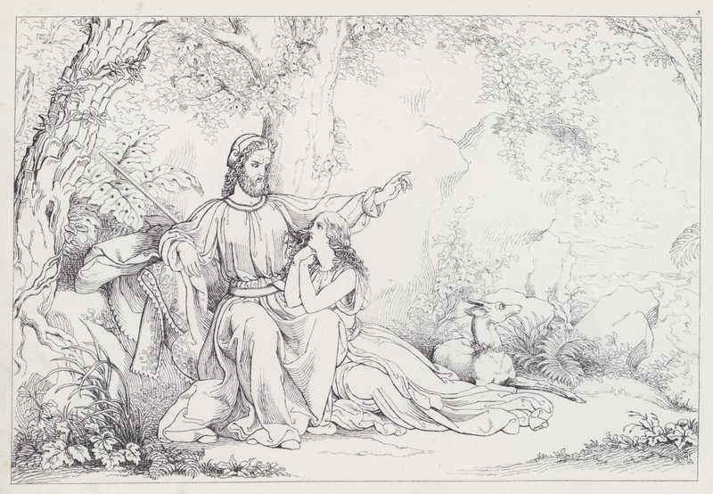 La Tempête de Shakespeare, Acte I, Scène 2 - Joseph Noel after Paton