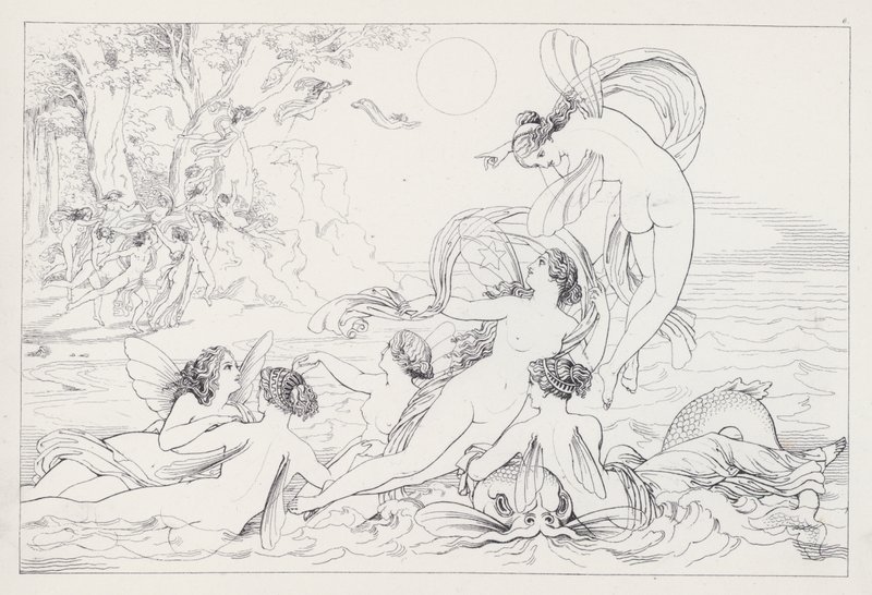 La Tempête de Shakespeare, Acte I, Scène 2 - Joseph Noel after Paton