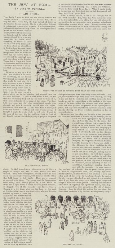 Le Juif chez lui, par Joseph Pennell - Joseph Pennell