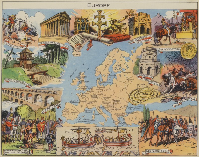 Europe - Joseph Porphyre Pinchon