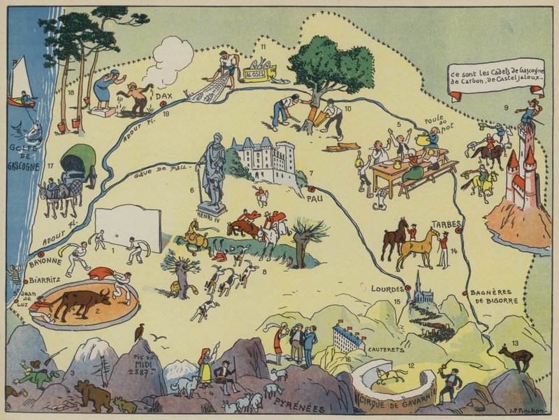 Gascogne-Béarn - Joseph Porphyre Pinchon