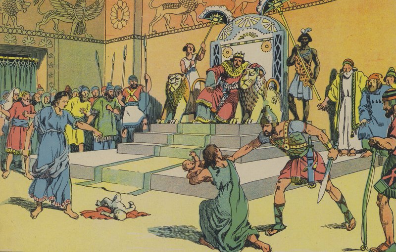 Le Jugement de Salomon - Joseph Porphyre Pinchon