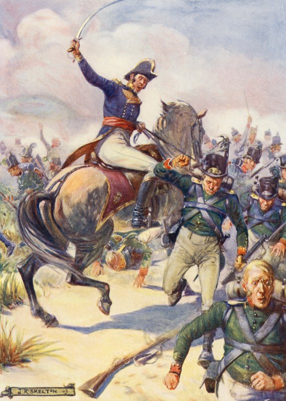 Le général Janssens à la bataille de Blaauwberg - Joseph Ratcliffe (after) Skelton