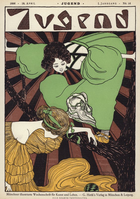 Illustration de couverture pour le magazine Jugend - Joseph Rudolf Witzel