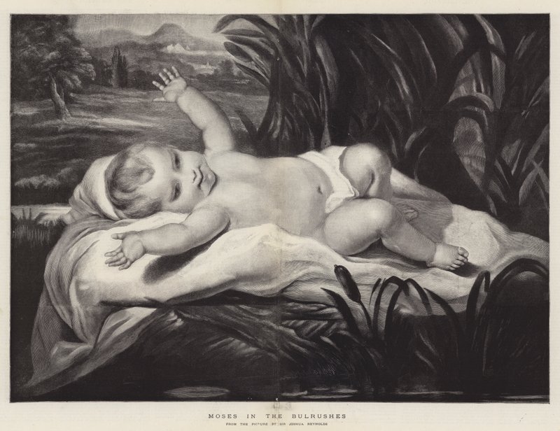 Moïse dans les joncs - Joshua Reynolds