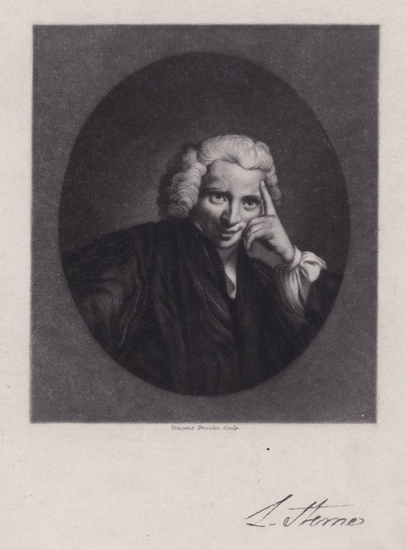 Laurence Sterne, écrivain et clerc irlandais, auteur de Tristram Shandy - Joshua (after) Reynolds