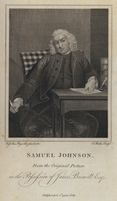 Samuel Johnson, écrivain et lexicographe anglais - Joshua (after) Reynolds
