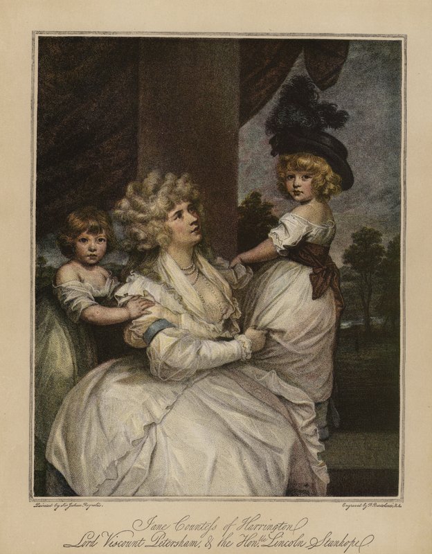 Jane Comtesse de Harrington, Lord Vicomte Petersham, et l