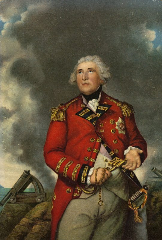 Lord Heathfield avec la clé de la forteresse de Gibraltar à la main - Joshua Reynolds