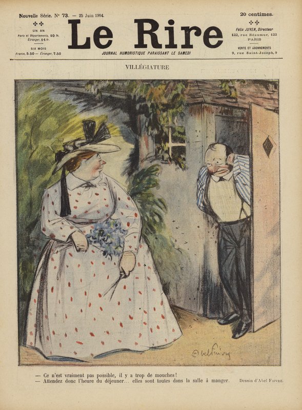 Illustration pour Le Rire - Jules Abel Faivre
