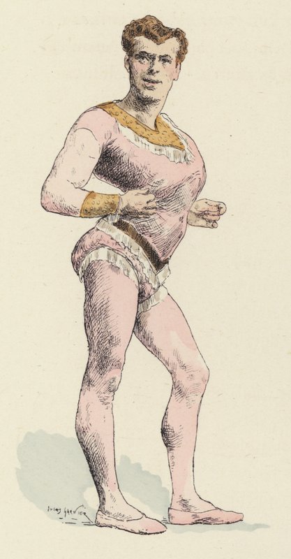 Homme fort du cirque, avec poitrine prononcée - Jules Arsene (after) Garnier