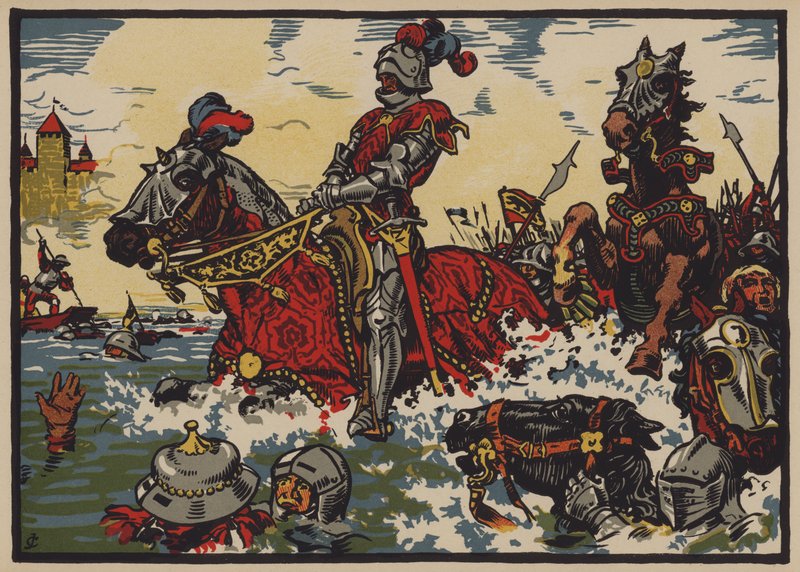 Victoire des Suisses sur les Bourguignons à la bataille de Morat, 22 juin 1476 - Jules Courvoisier