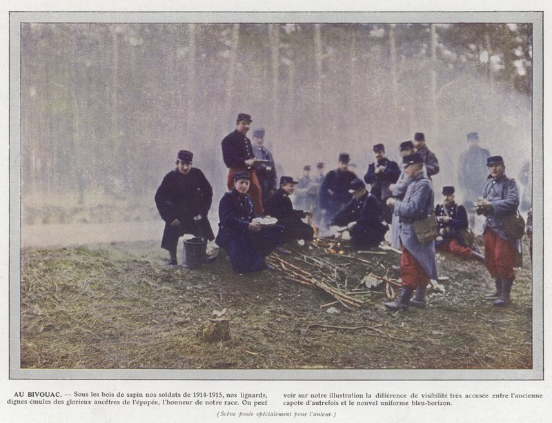 Au bivouac - Jules Gervais Courtellemont