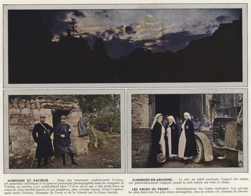 Aumônier et pasteur, Clermont-En-Argonne, Les Anges du Front - Jules Gervais Courtellemont