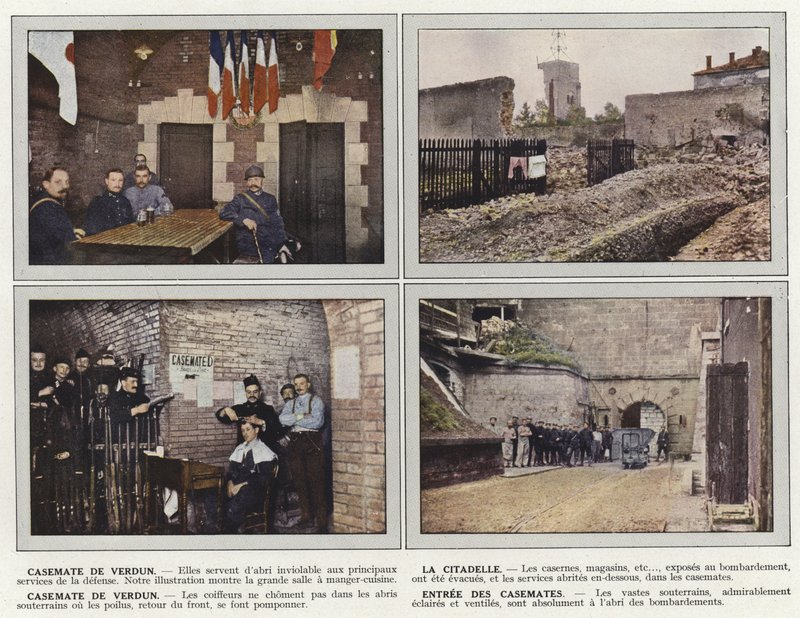 Casemate de Verdun, La Citadelle, Entrée des Casemates - Jules Gervais Courtellemont
