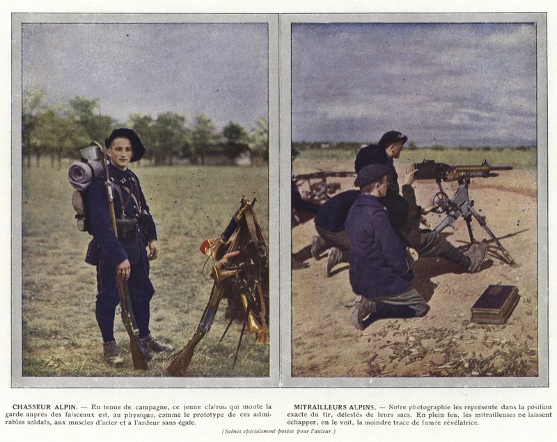 Chasseur Alpin, Mitrailleurs Alpins - Jules Gervais Courtellemont