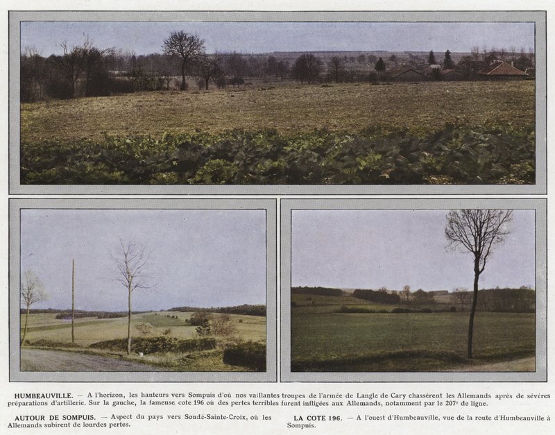 Humbeauville, autour de Sompuis, La Côte 196 - Jules Gervais Courtellemont