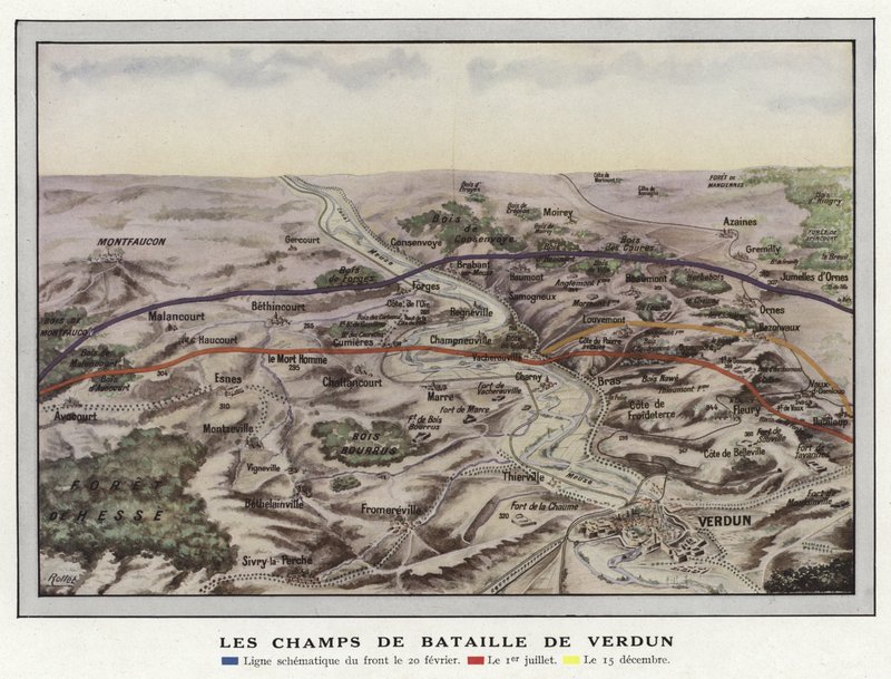 Les Champs de Bataille de Verdun - Jules Gervais Courtellemont