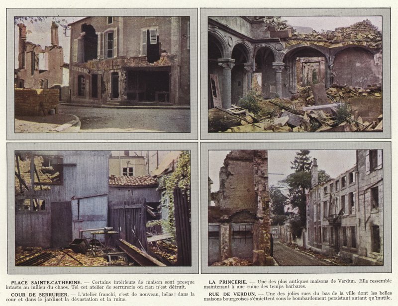 Place Sainte-Catherine, La Princerie, Cour de Serrurier, Rue de Verdun - Jules Gervais Courtellemont